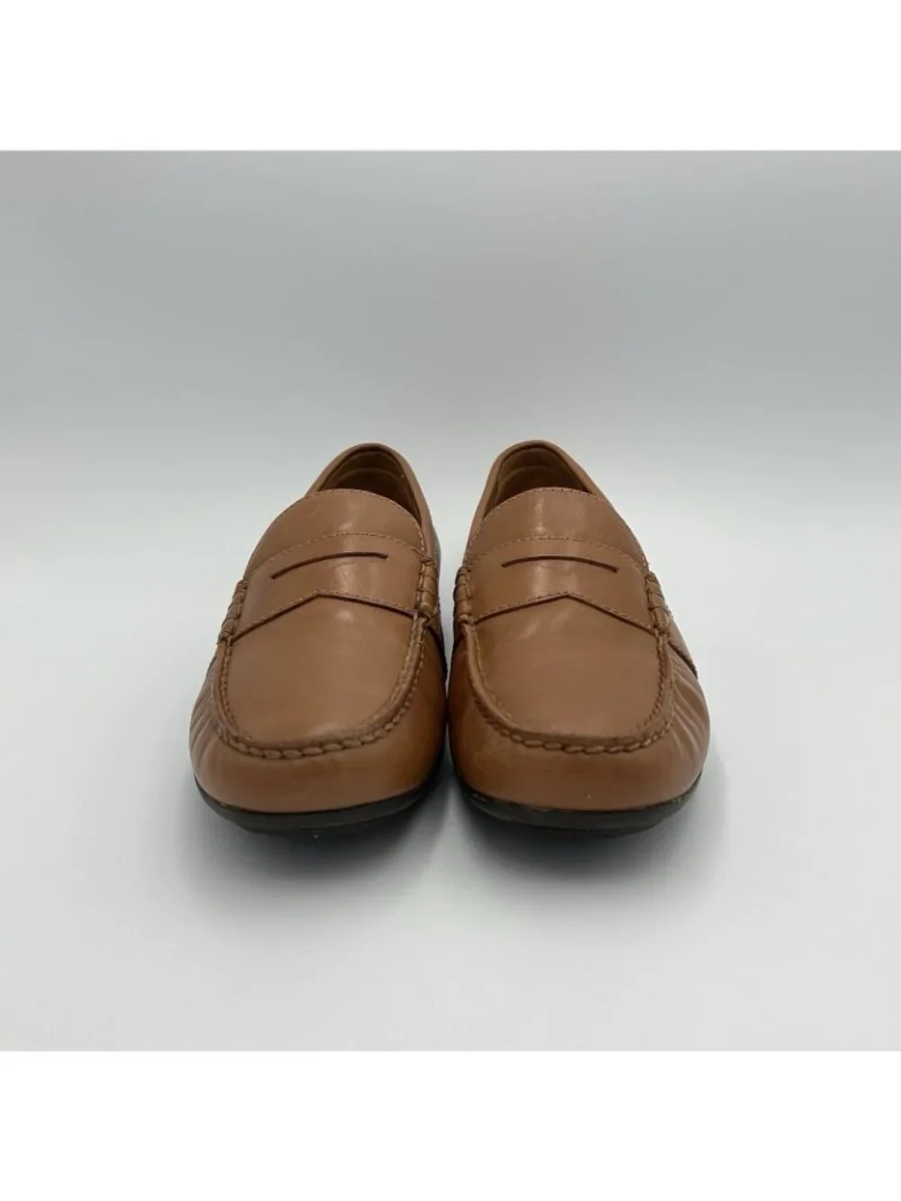 Polo Ralph Lauren Reynold Shoes Men’s Size 8.5 Leather Brown Loafers 11721